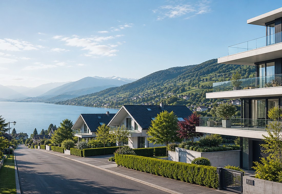 Visuel immobilier premium local pour Scheuren
