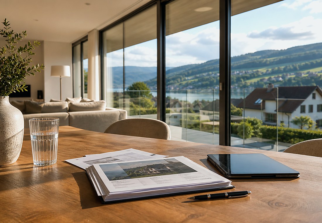 Visuel immobilier premium local pour Schmitten (GR)