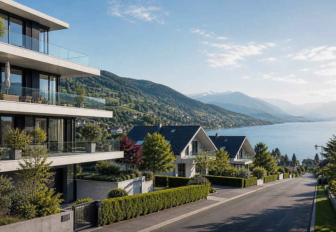 Visuel immobilier premium local pour Schnottwil