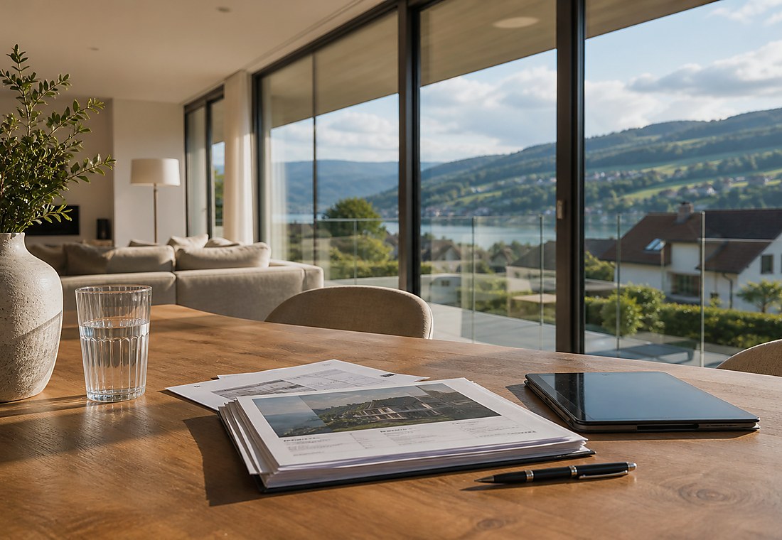 Visuel immobilier premium local pour Schöftland