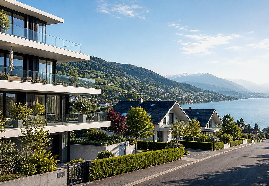 Visuel immobilier premium local pour Seelisberg