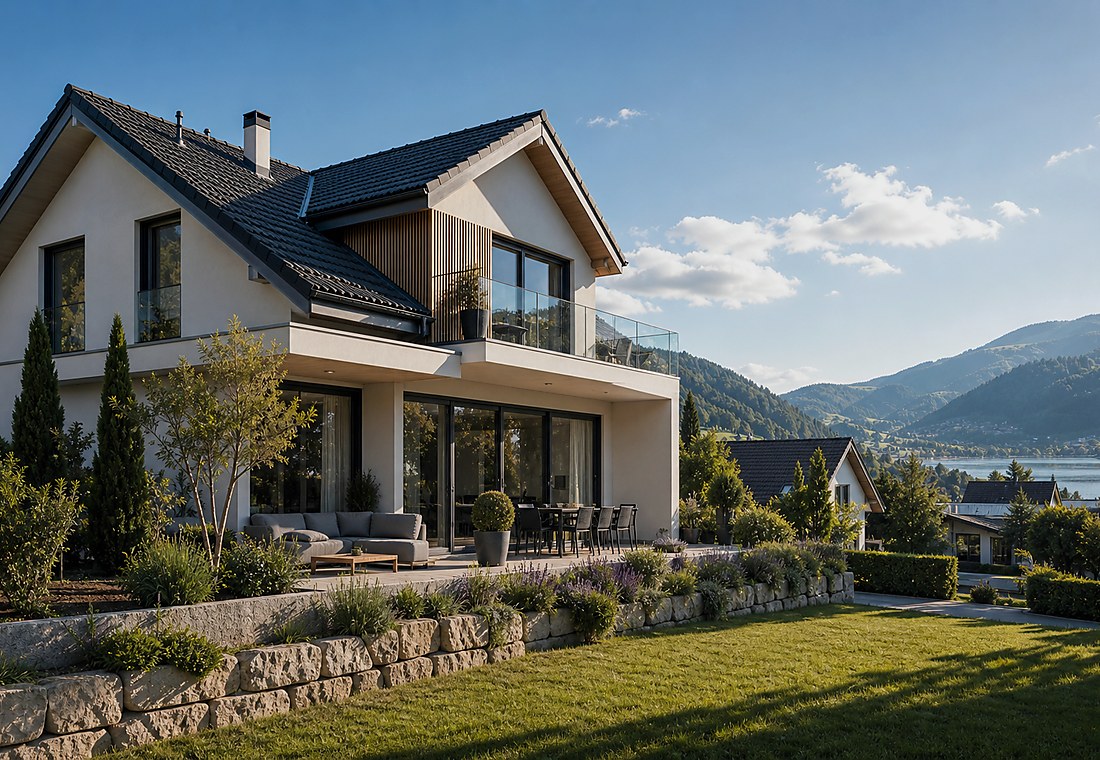 Visuel immobilier premium local pour Sembrancher