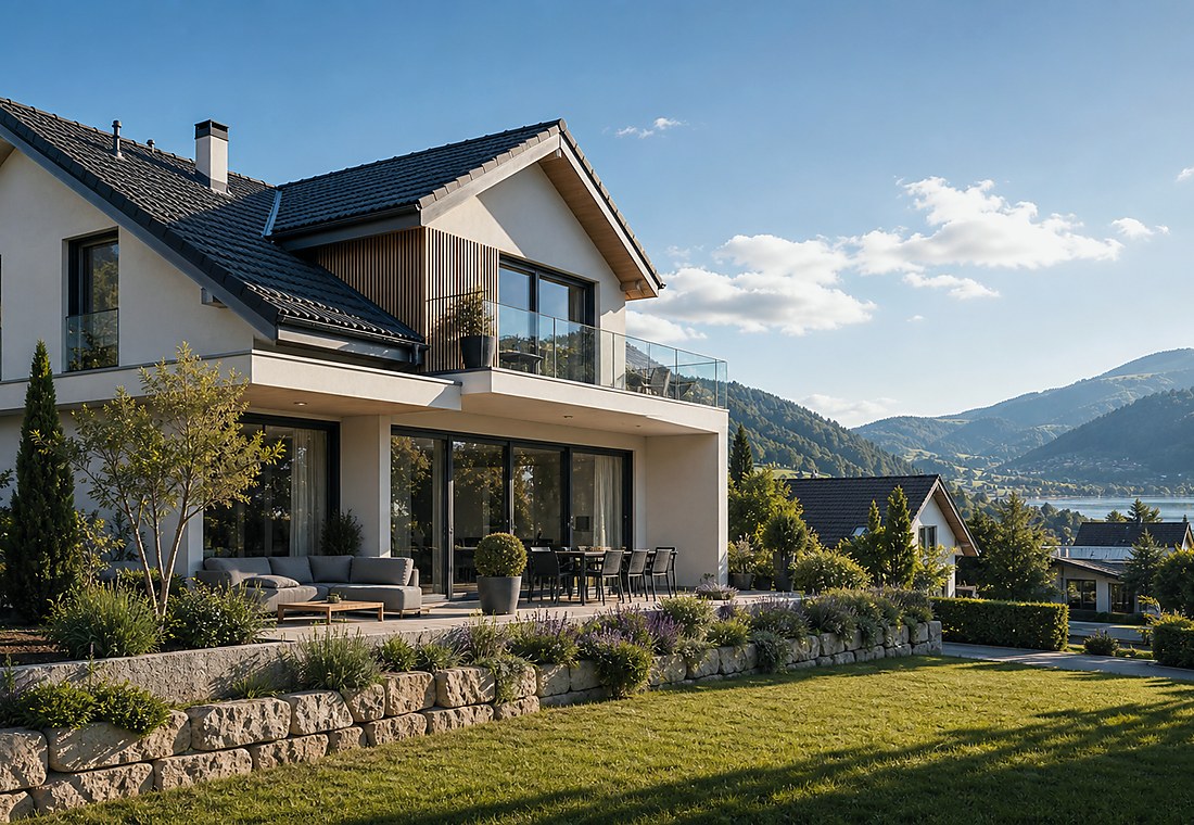 Visuel immobilier premium local pour Sempach