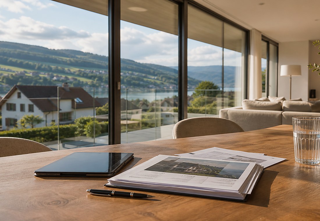 Visuel immobilier premium local pour Sévaz