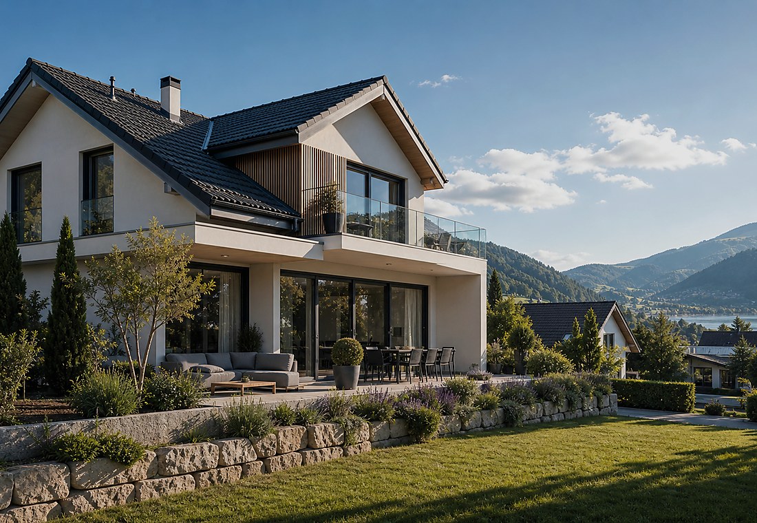 Visuel immobilier premium local pour Silenen