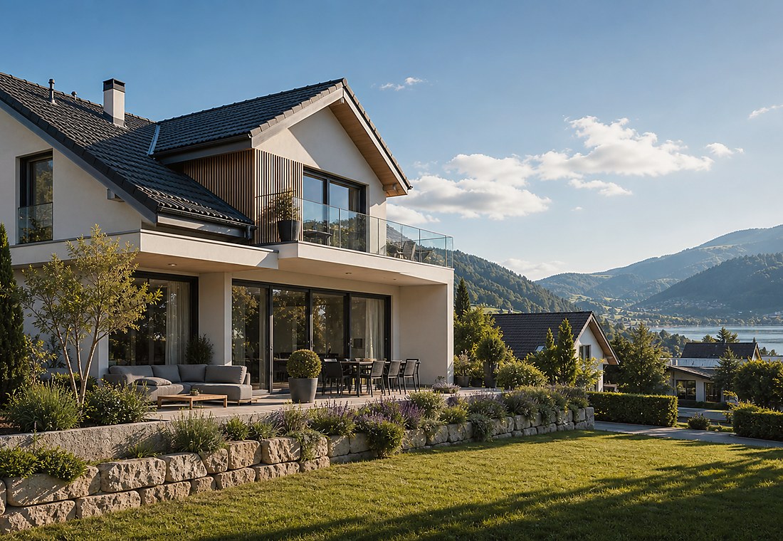Visuel immobilier premium local pour Sils im Domleschg