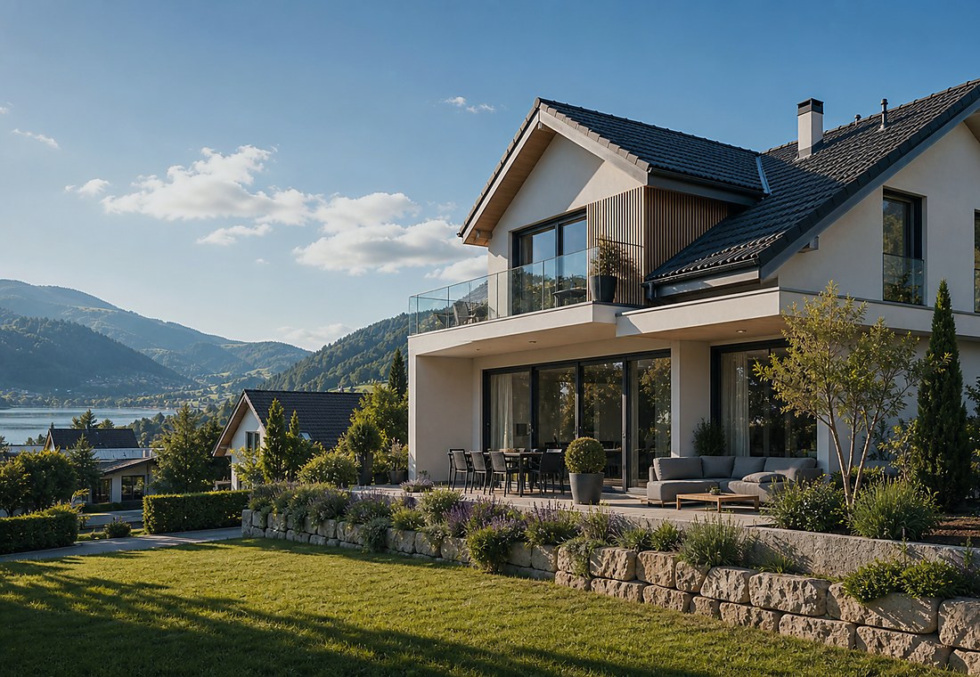 Visuel immobilier premium local pour Siviriez