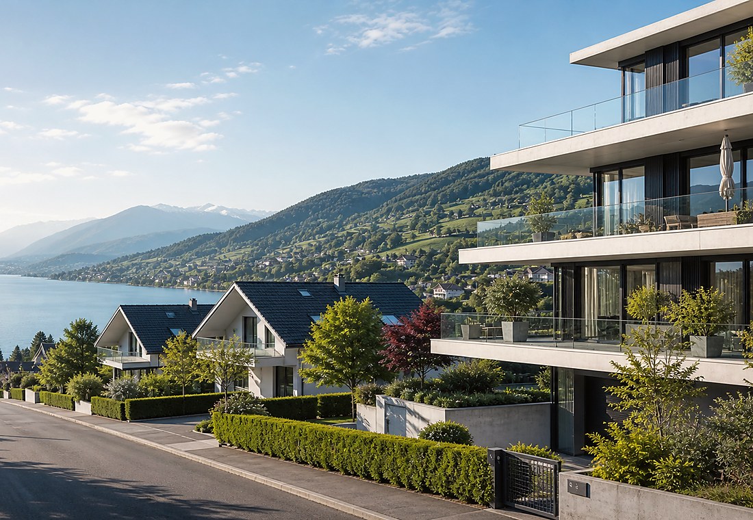 Visuel immobilier premium local pour Soral