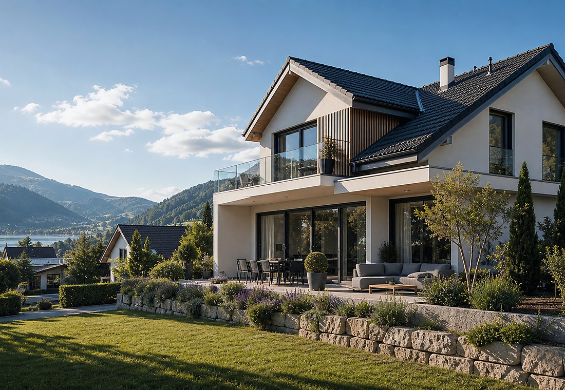 Visuel immobilier premium local pour Sorens