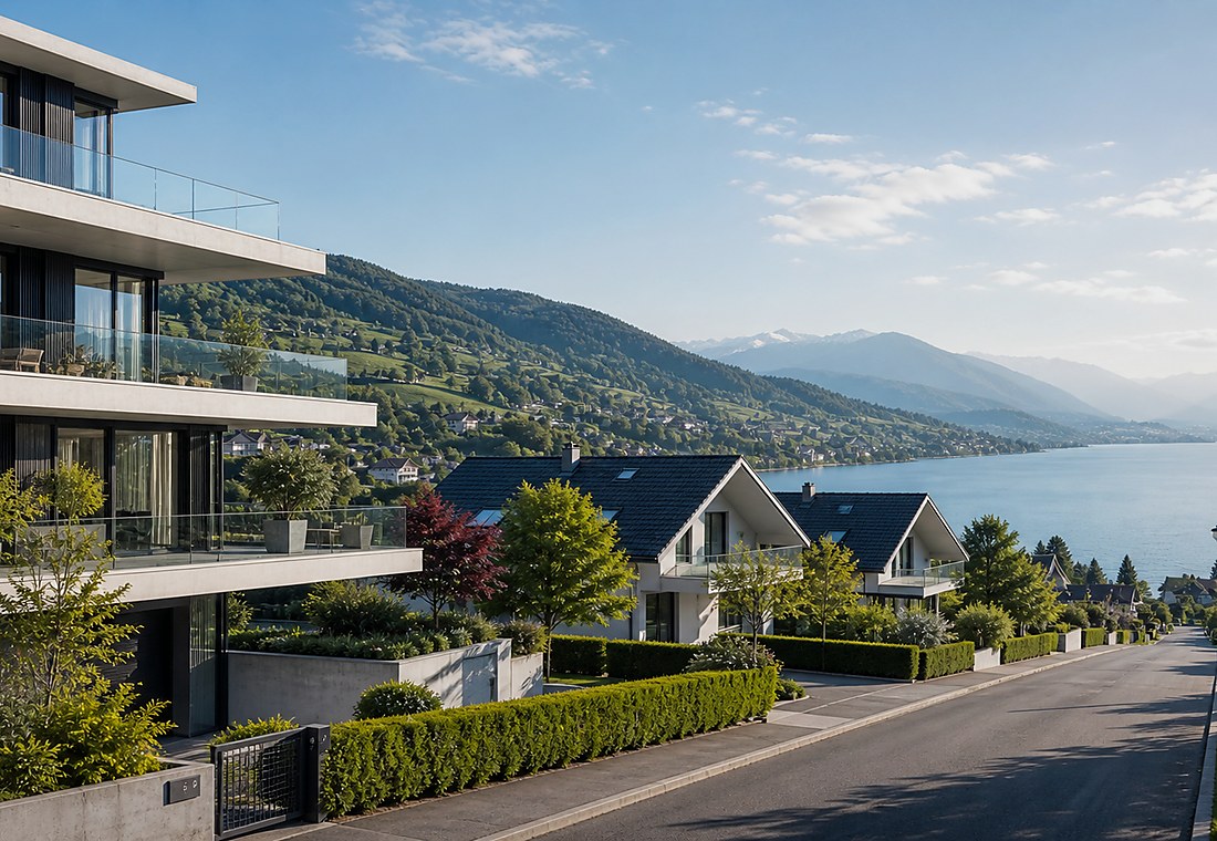 Visuel immobilier premium local pour St. Gallen