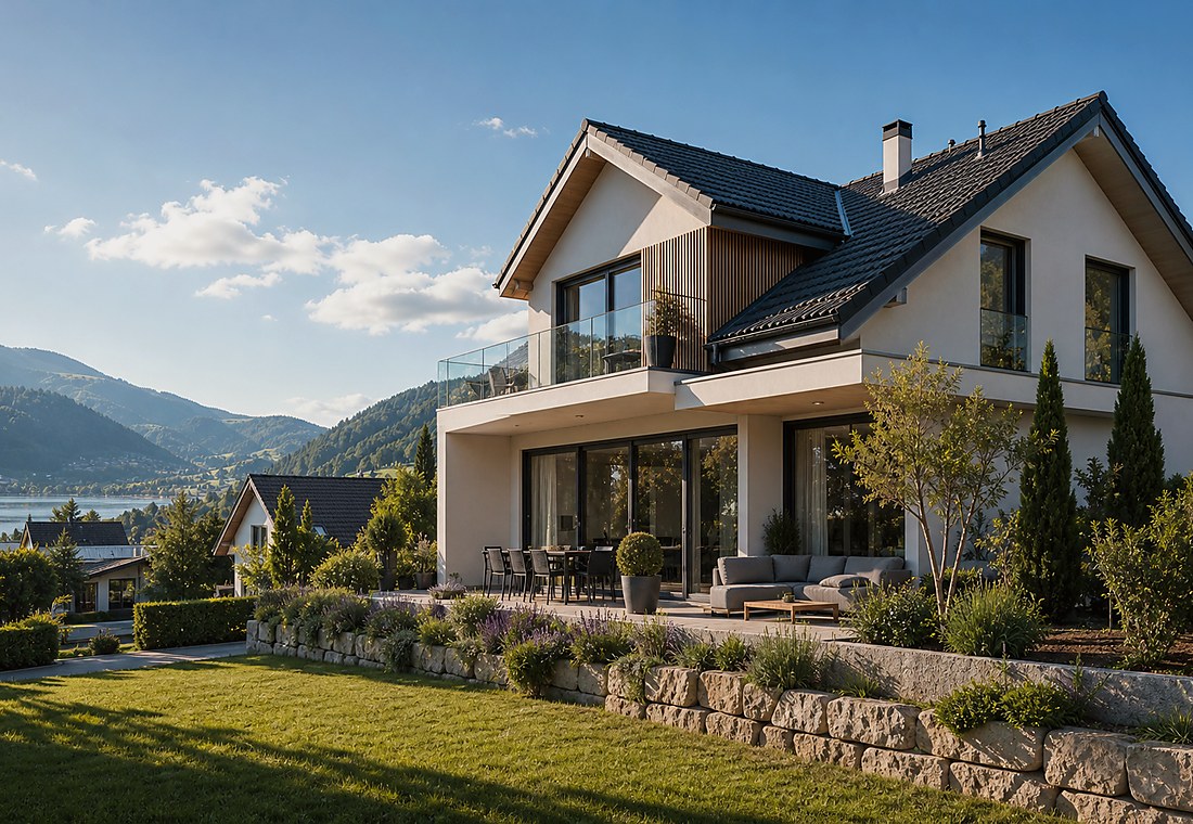 Visuel immobilier premium local pour St. Moritz