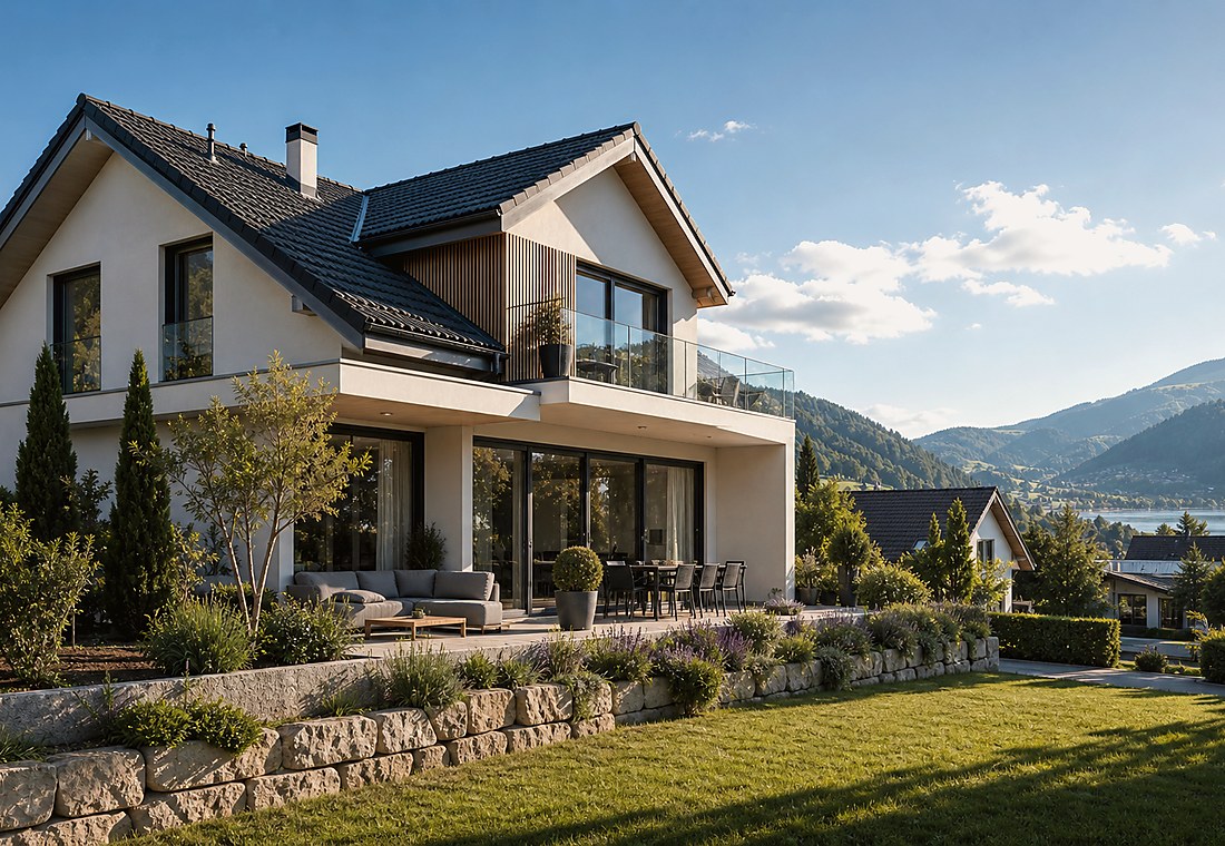 Visuel immobilier premium local pour Stans