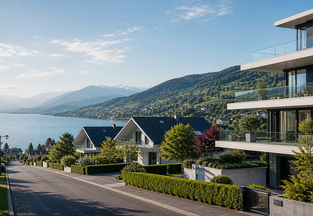 Visuel immobilier premium local pour Steffisburg