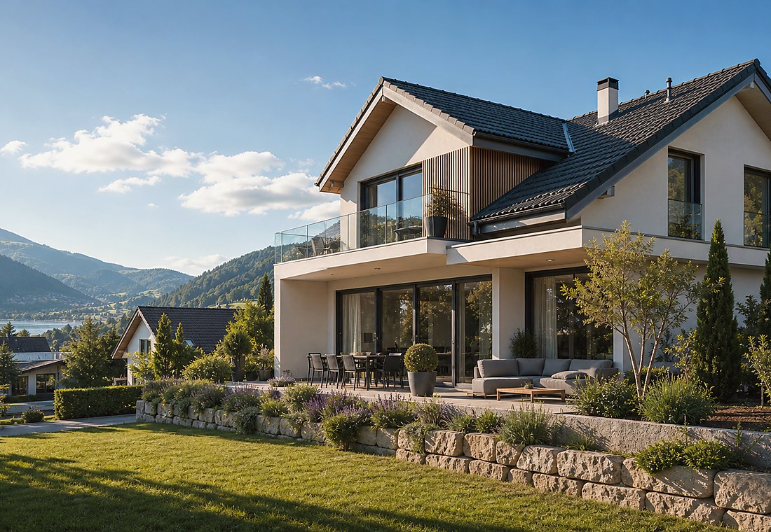 Visuel immobilier premium local pour Steg-Hohtenn