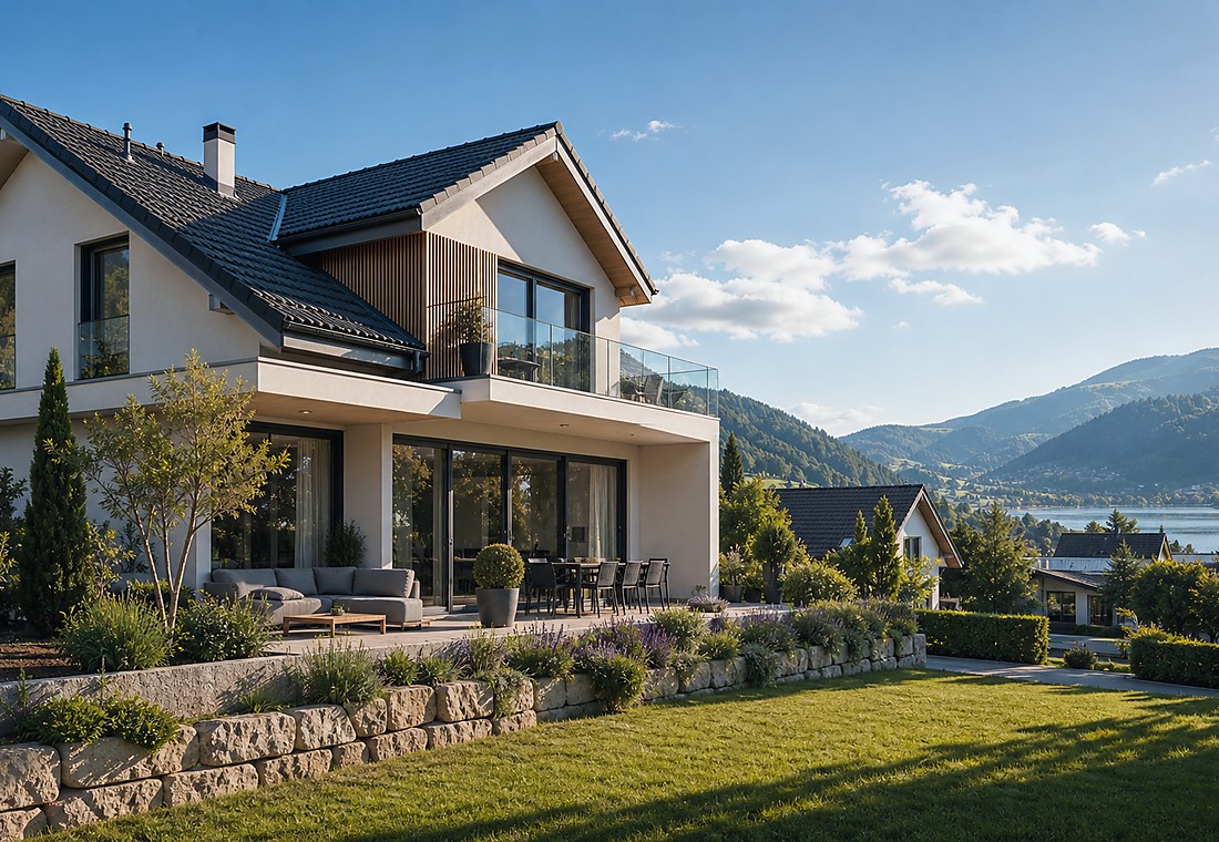 Visuel immobilier premium local pour Steinmaur