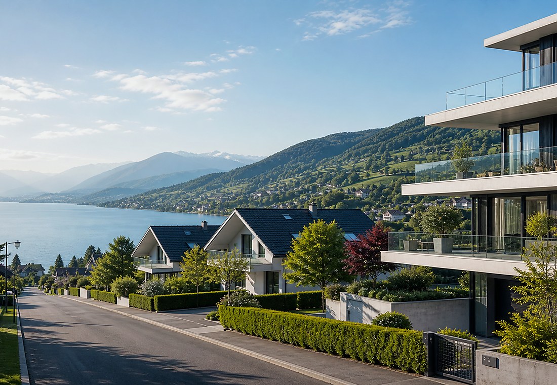 Visuel immobilier premium local pour Stetten (AG)