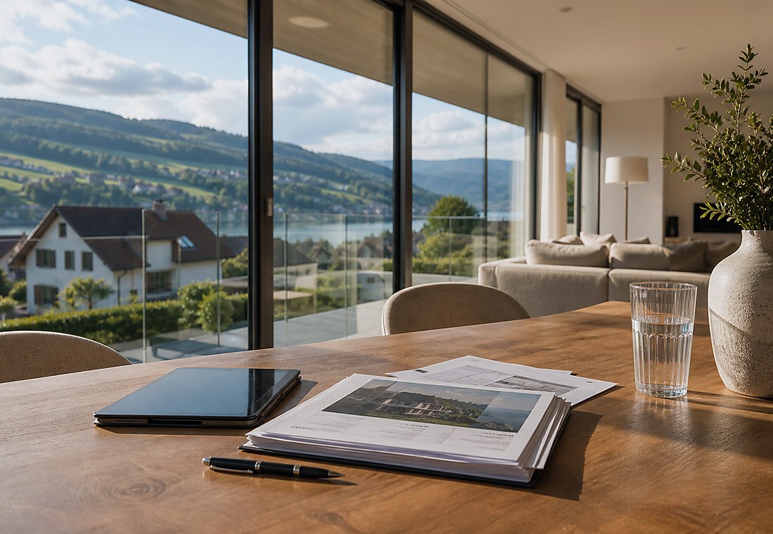 Visuel immobilier premium local pour Stüsslingen