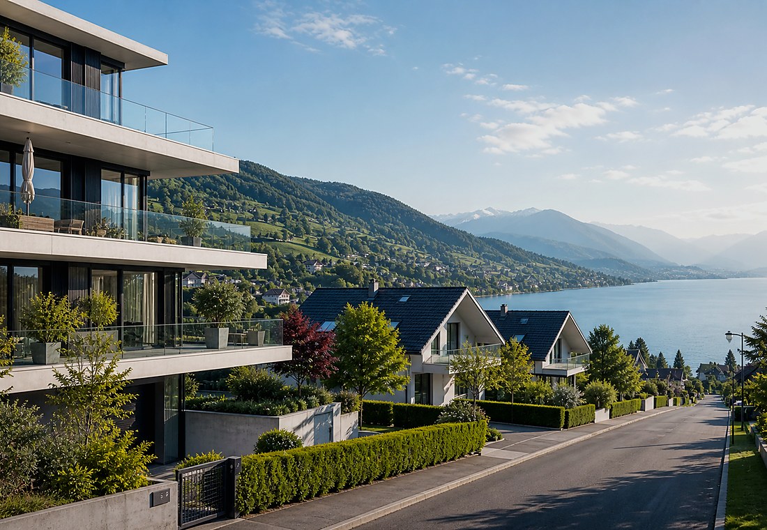 Visuel immobilier premium local pour Sumvitg