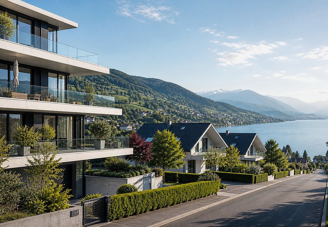 Visuel immobilier premium local pour Tartegnin