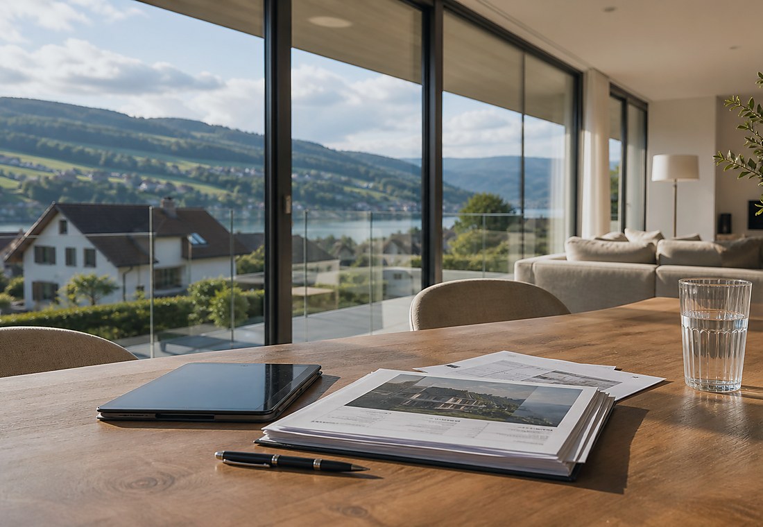 Visuel immobilier premium local pour Tegerfelden