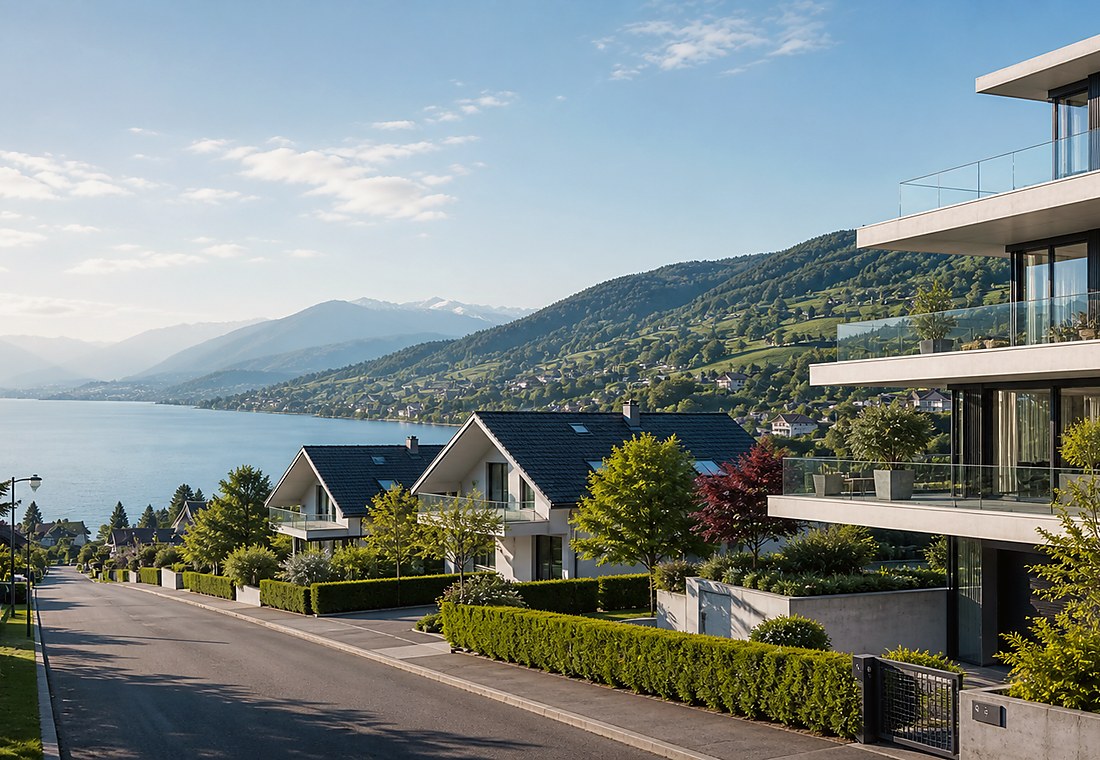 Visuel immobilier premium local pour Thalheim an der Thur