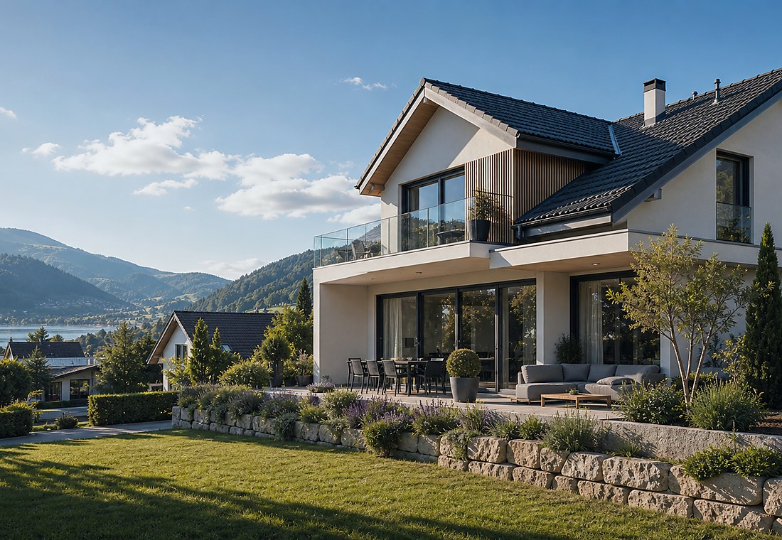 Visuel immobilier premium local pour Thierachern