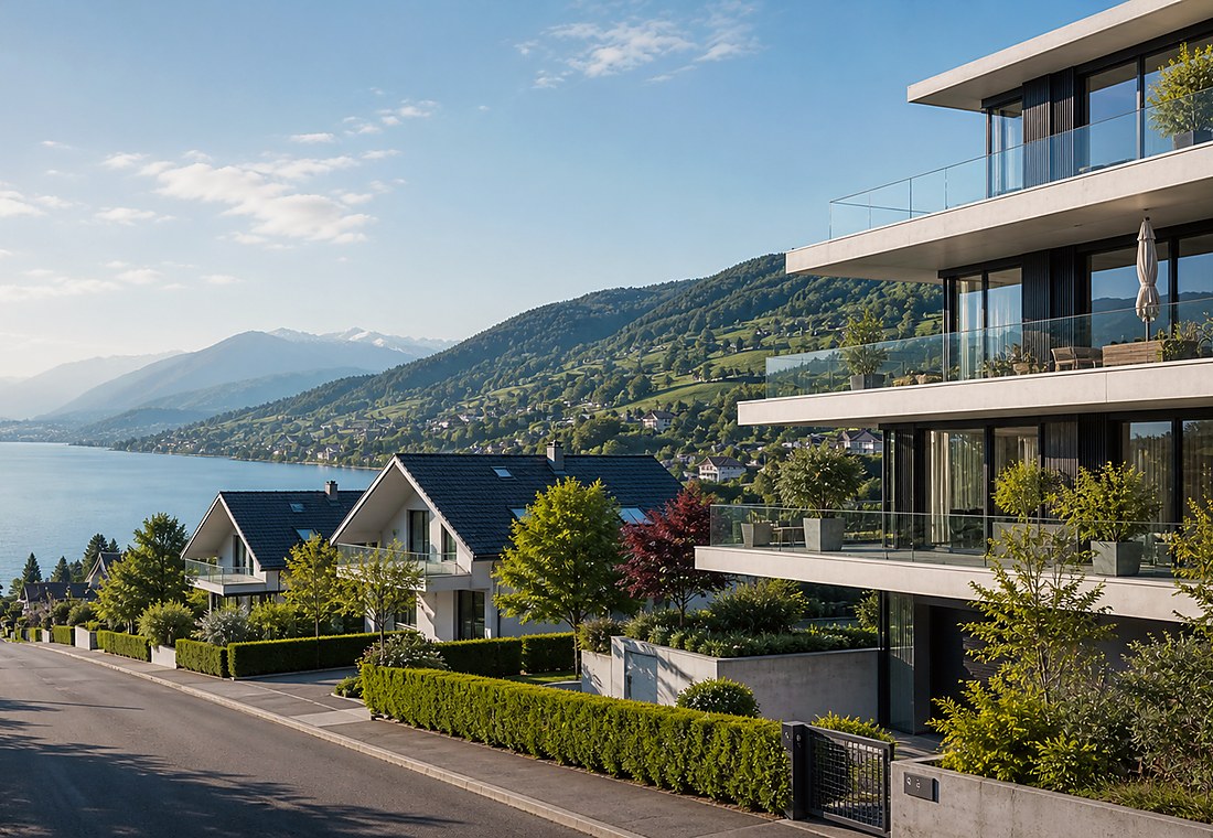 Visuel immobilier premium local pour Törbel