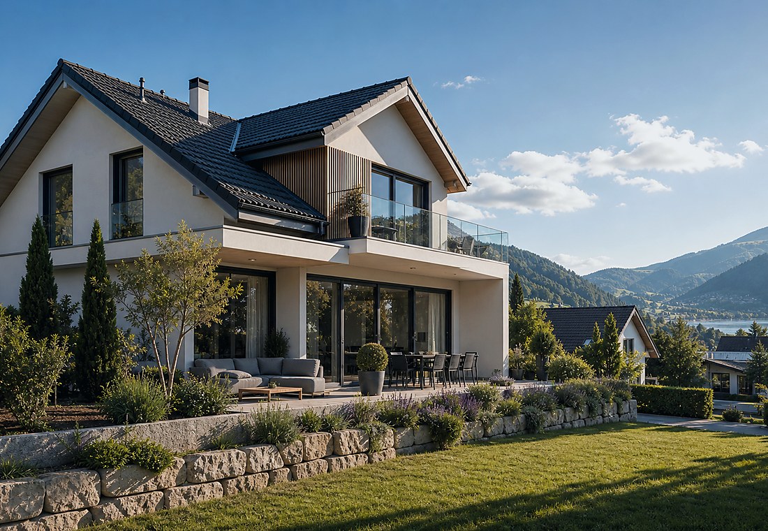 Visuel immobilier premium local pour Torny