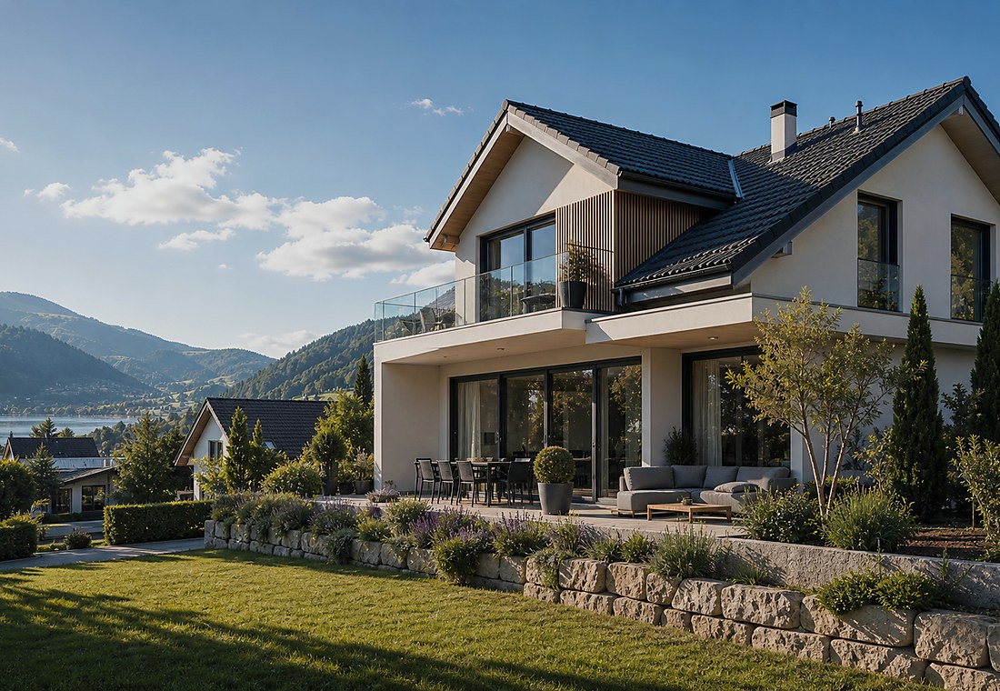 Visuel immobilier premium local pour Trimmis
