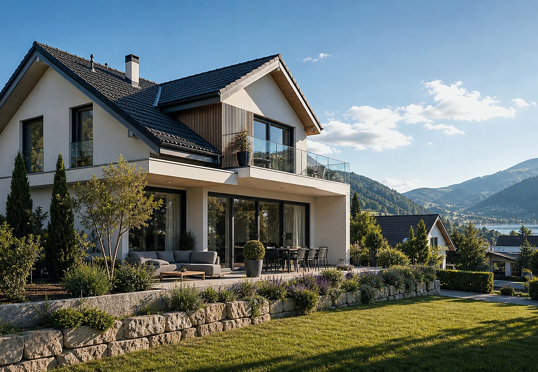 Visuel immobilier premium local pour Trub