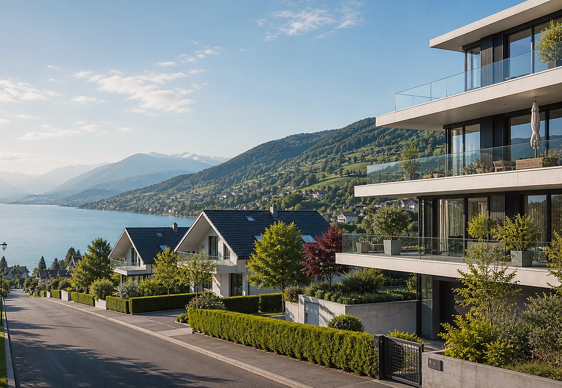 Visuel immobilier premium local pour Turtmann-Unterems