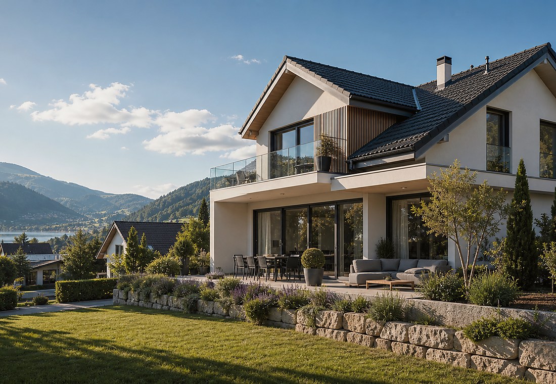 Visuel immobilier premium local pour Ueberstorf