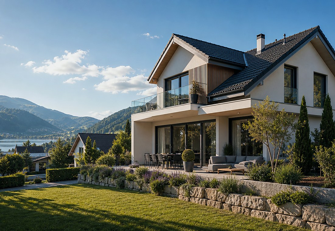 Visuel immobilier premium local pour Untereggen