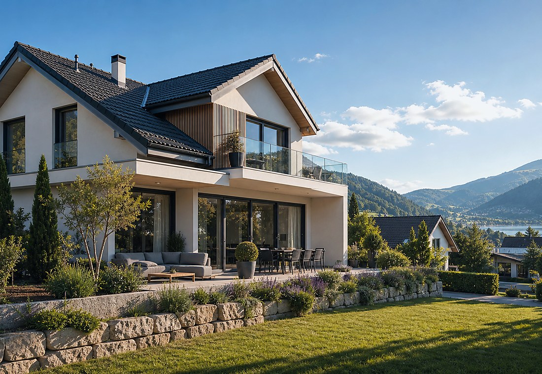 Visuel immobilier premium local pour Unteriberg
