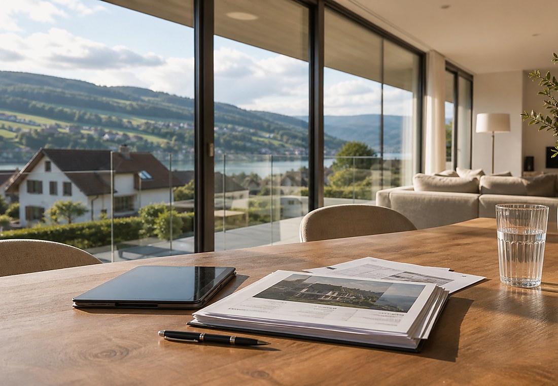 Visuel immobilier premium local pour Untervaz