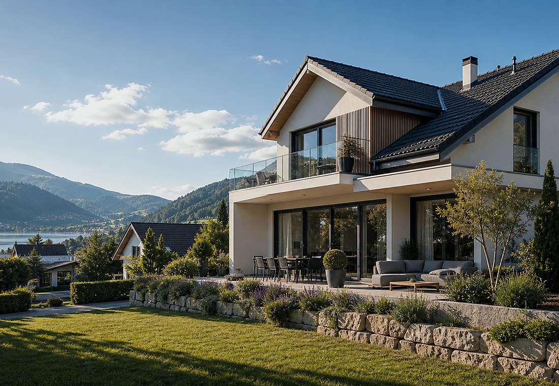 Visuel immobilier premium local pour Valbirse