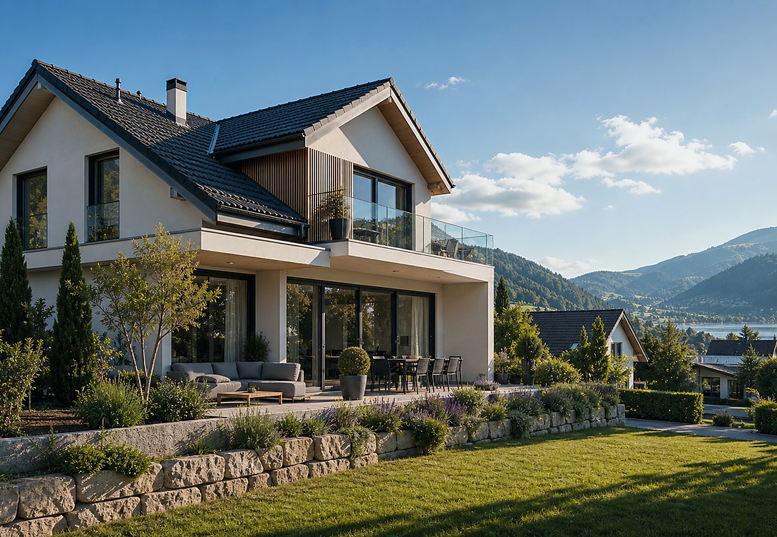 Visuel immobilier premium local pour Vaux-sur-Morges