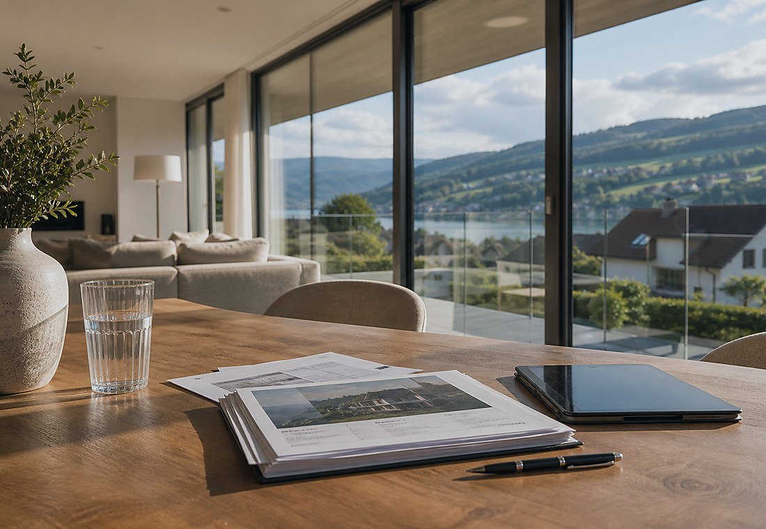 Visuel immobilier premium local pour Vétroz