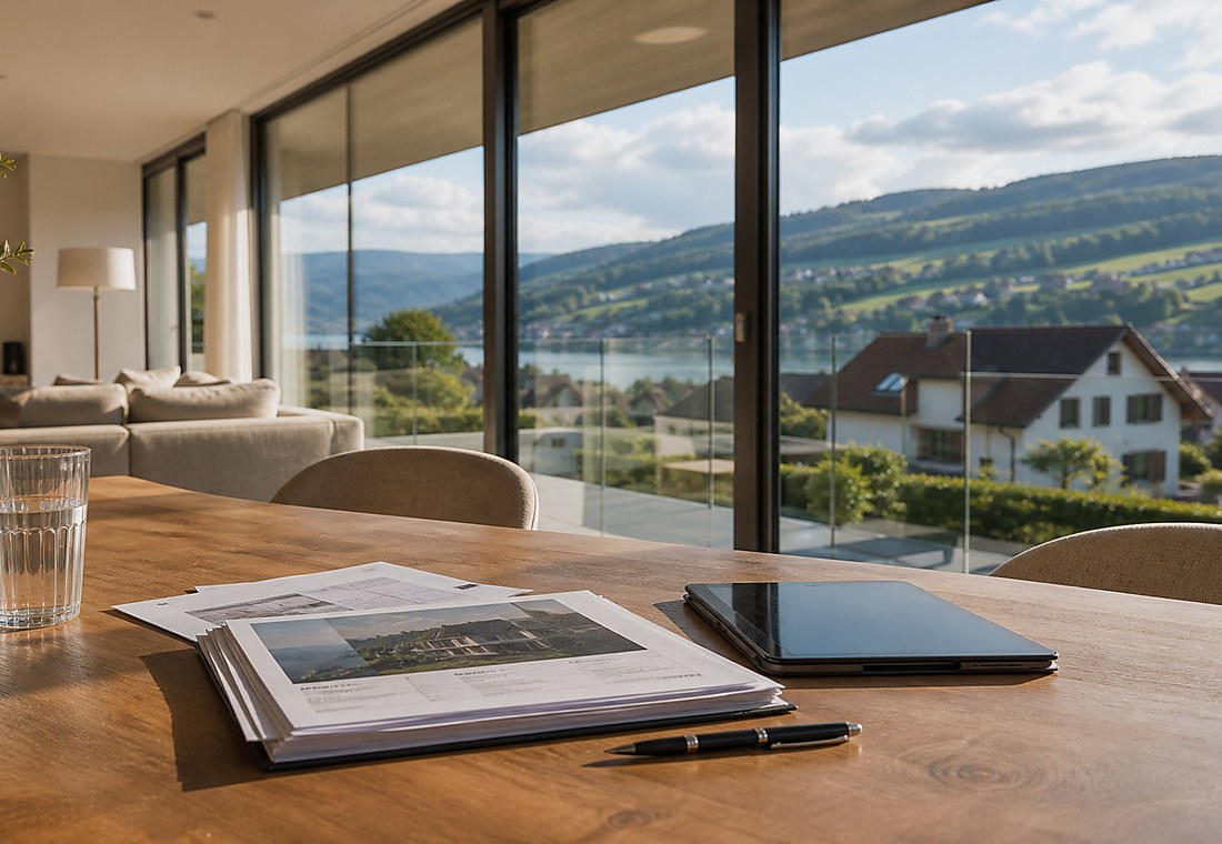 Visuel immobilier premium local pour Veysonnaz