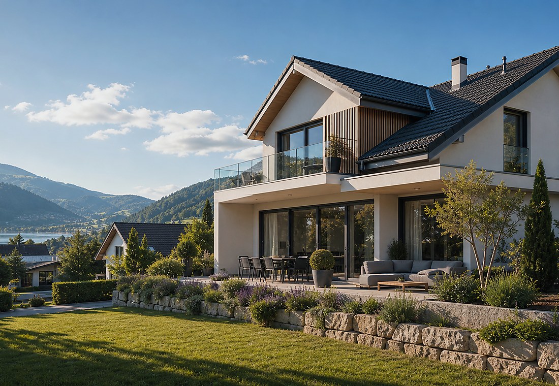 Visuel immobilier premium local pour Vezia