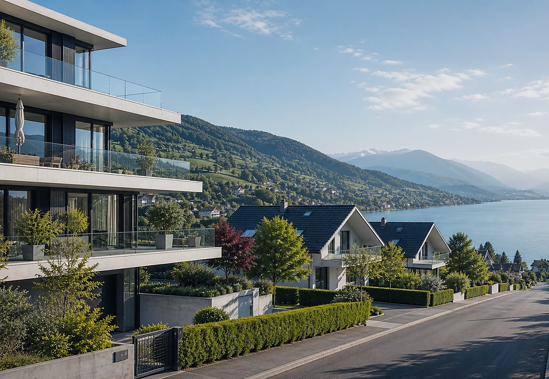 Visuel immobilier premium local pour Villars-Sainte-Croix