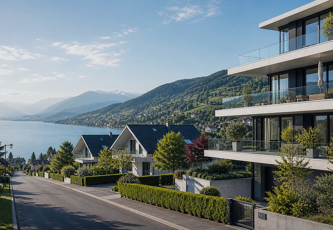 Visuel immobilier premium local pour Villarzel