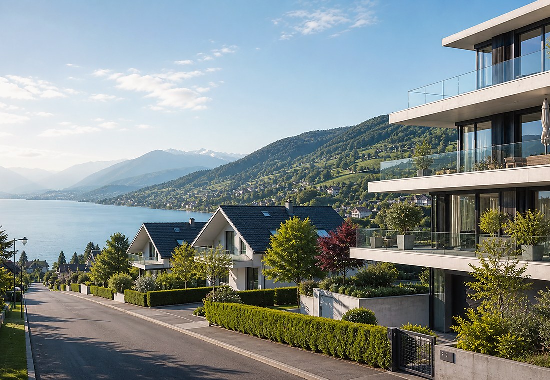 Visuel immobilier premium local pour Vufflens-la-Ville