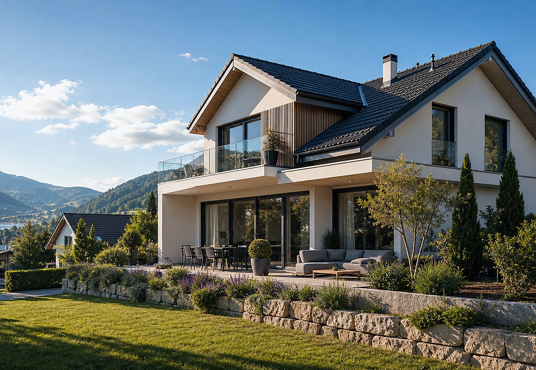 Visuel immobilier premium local pour Walenstadt