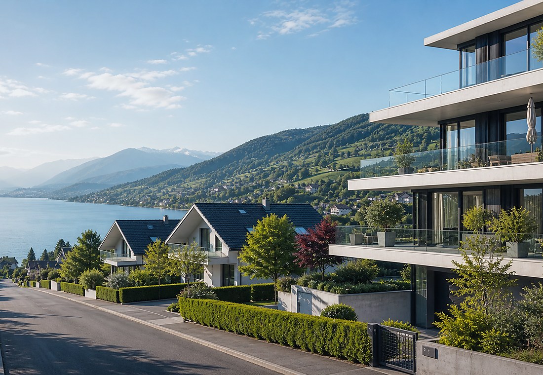 Visuel immobilier premium local pour Waltenschwil