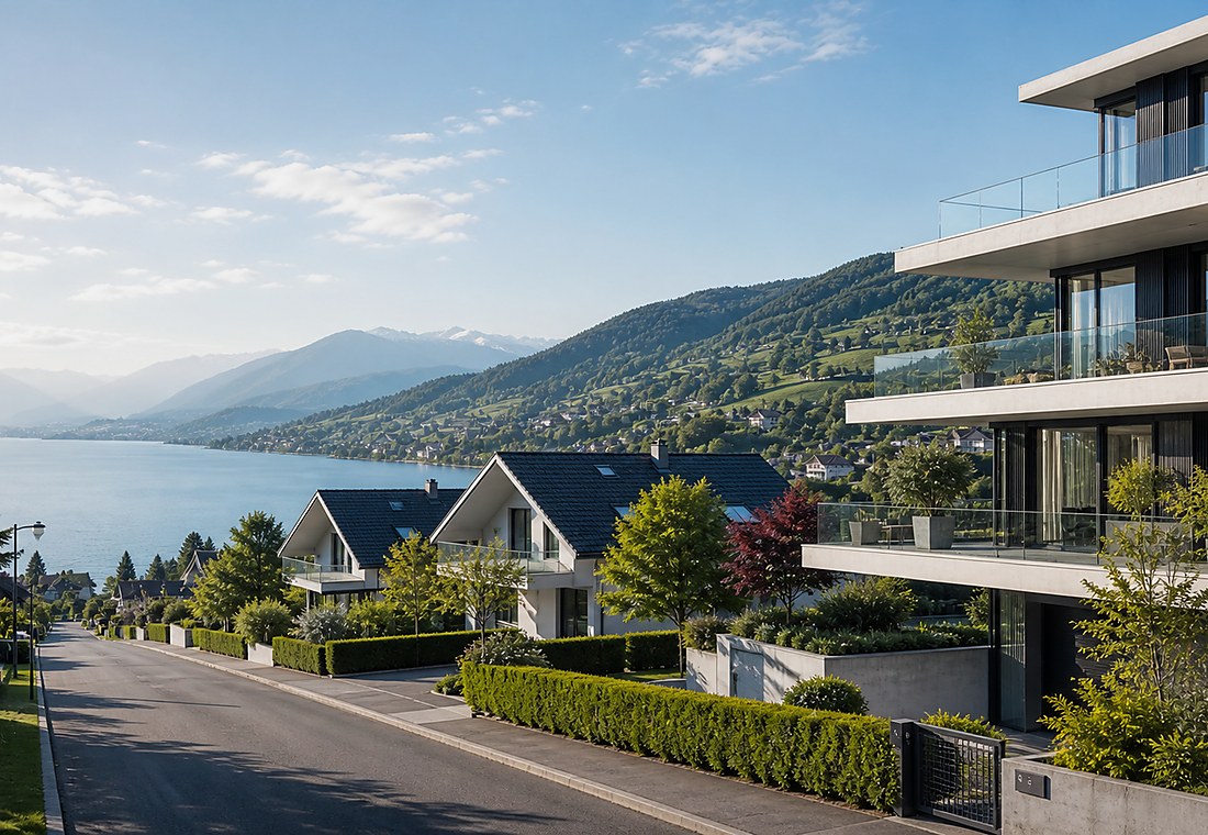 Visuel immobilier premium local pour Wil (ZH)