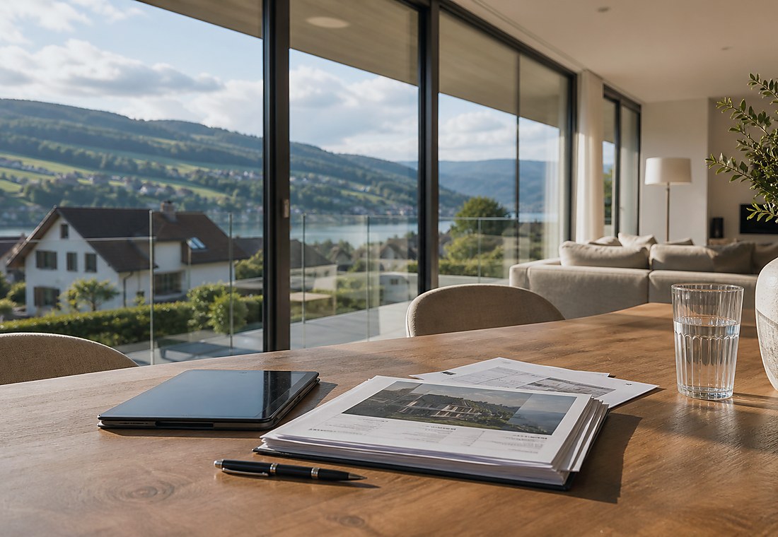 Visuel immobilier premium local pour Wilchingen