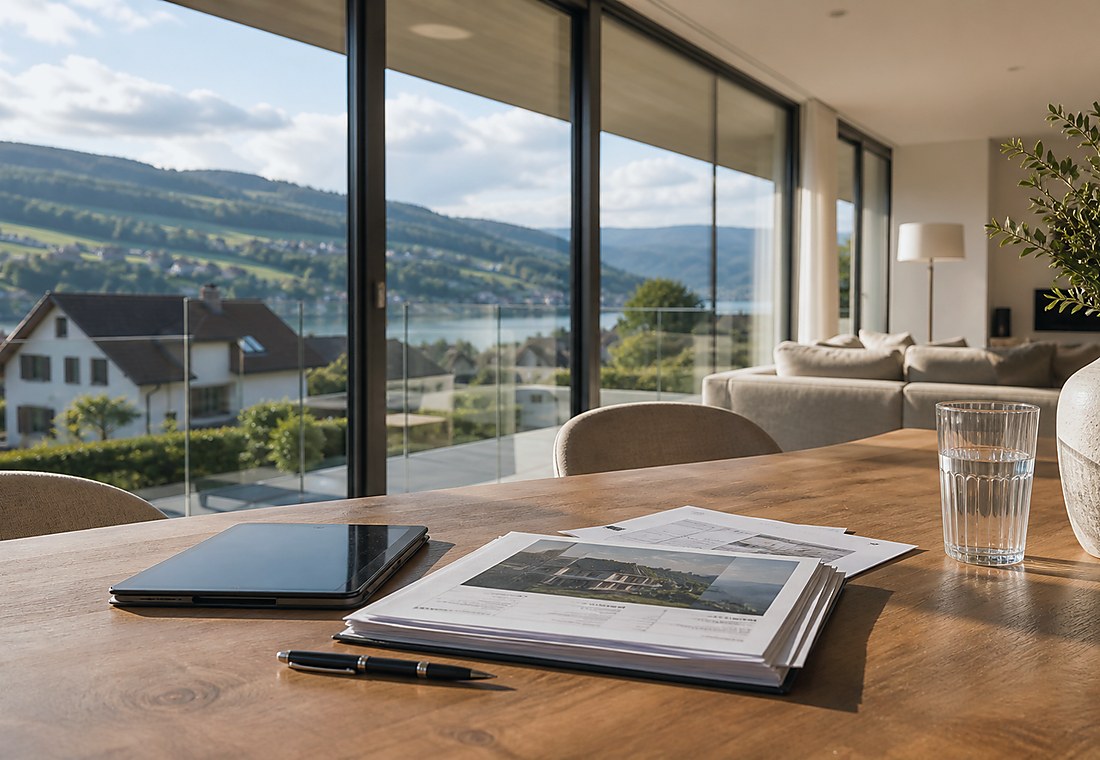 Visuel immobilier premium local pour Wimmis