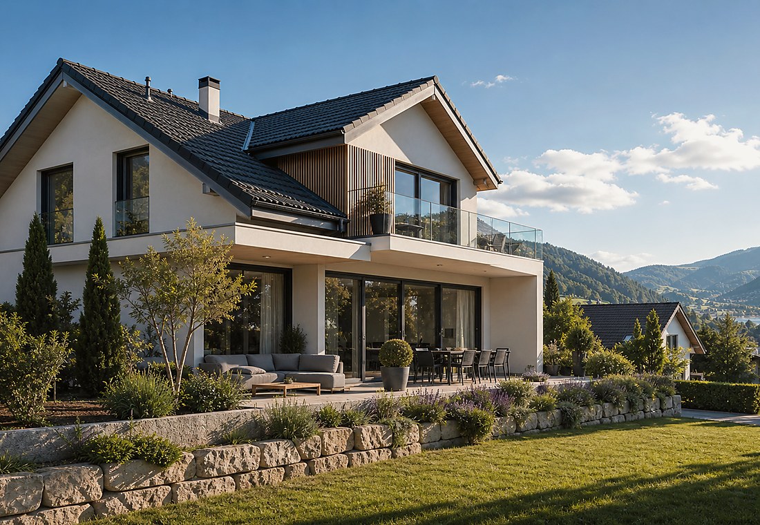 Visuel immobilier premium local pour Wolfhalden