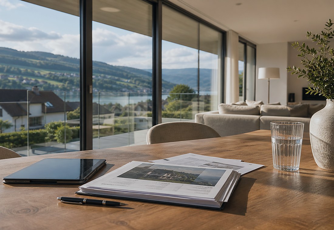 Visuel immobilier premium local pour Wynigen